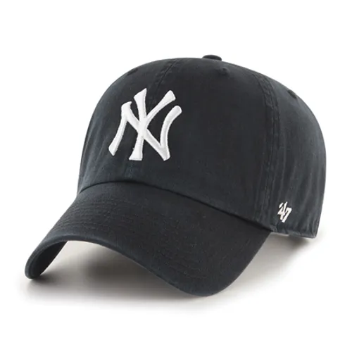 47 Brand NY Yankees Clean Up Cap - Black & White