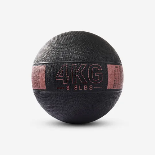 4kg Rubber Medicine Ball - Sepia