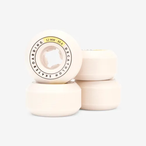 52mm 99a Conical Skateboard Wheels 4-pack - Ivory
