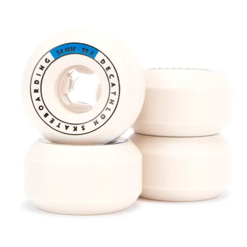 54mm 99a Conical Skateboard Wheels 4-pack - Ivory