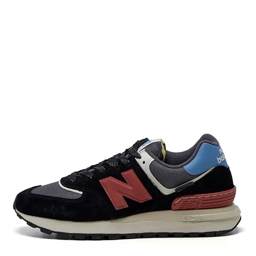 574 Legacy Trainers - Black/Red