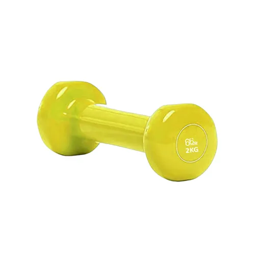 66fit Dumbbells 0.5kg - 7kg (2kg - Yellow) Weight Lifting