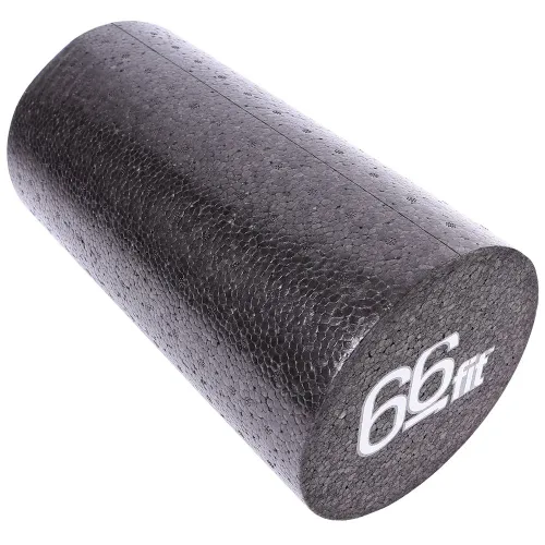 66fit EPP Foam Roller - Black - 15cm x 30cm for Muscle