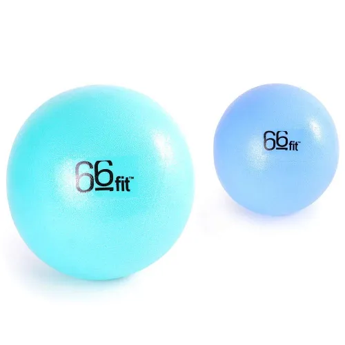 66fit Pilates Soft Balls - Set of 2 - Perfect for Core