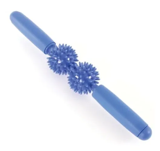 66fit Spiky Double Massage Ball Roller - Includes Massage