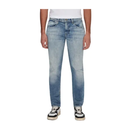 7 For All Mankind , 7forallmankind Slimmy Tapered Left Hand Crest Light Blue ,Blue male, Sizes: