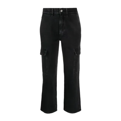 7 For All Mankind , Black Jeans for Women Aw23 ,Black female, Sizes: