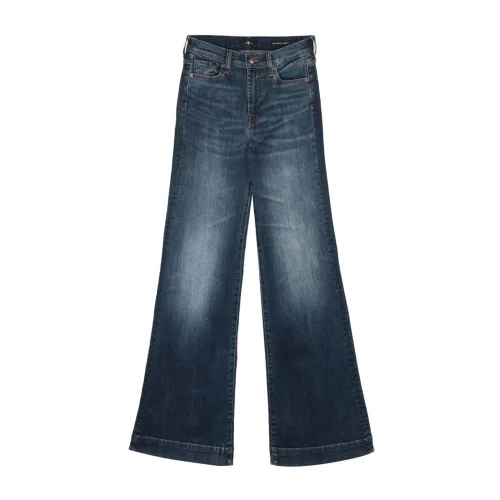 7 For All Mankind , Blue Jeans for Women ,Blue female, Sizes:
