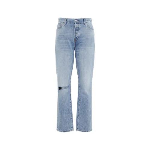 7 For All Mankind , Blue Jeans for Women ,Blue female, Sizes: