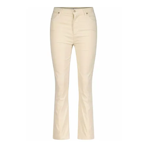 7 For All Mankind , Fashionable High-Waist Slim-Fit Pants ,Beige female, Sizes: