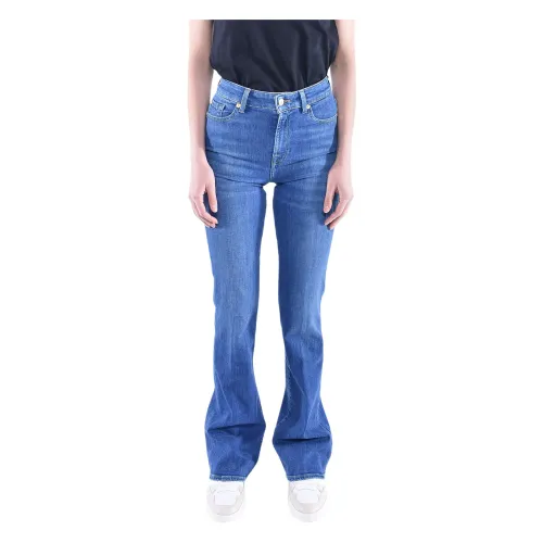 7 For All Mankind , Lisha Slim Illusion Promise Jeans ,Blue female, Sizes:
