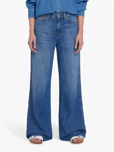 7 For All Mankind Lotta Flared Jeans, Blue - Blue - Female