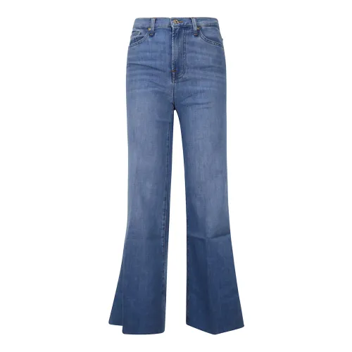 7 For All Mankind , Modern Dojo Tailorless Skylight Jeans ,Blue female, Sizes:
