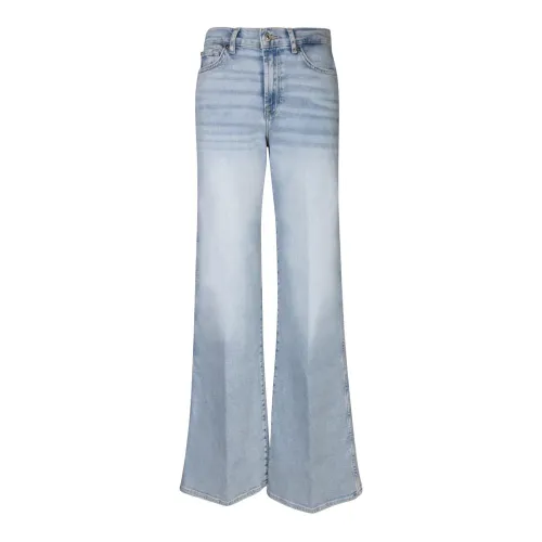7 For All Mankind , Womens Clothing Jeans Blue Ss24 ,Blue female, Sizes: