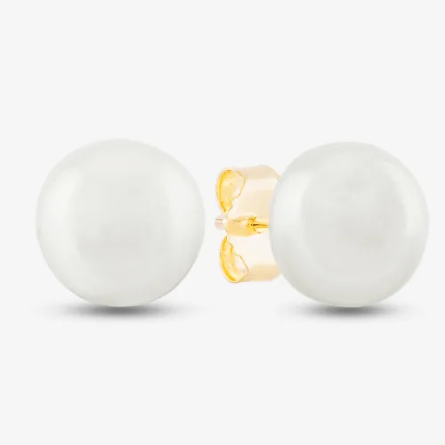 9ct Yellow Gold Freshwater Pearl Stud Earrings EOZ104SD