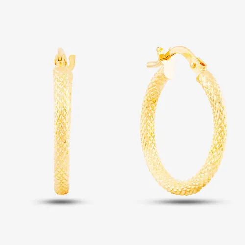 9ct Yellow Gold Huggie Hoop Earrings ER628
