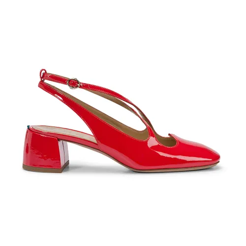 A. Bocca , Red Vernice Sandals ,Red female, Sizes: