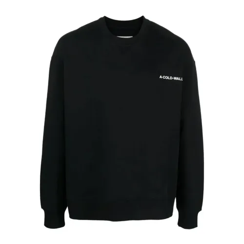 A-Cold-Wall , Essential Logo Sweatshirt ,Black male, Sizes: