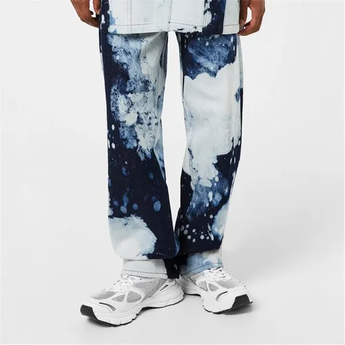 A-COLD-WALL Hand Bleached Wide Leg Jeans - Blue