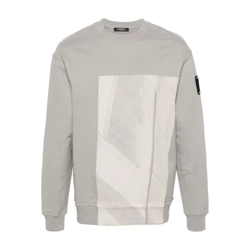 A-Cold-Wall , Strand Screen Printed Sweatshirt ,Gray male, Sizes: