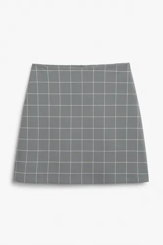 A-line mini skirt - Grey