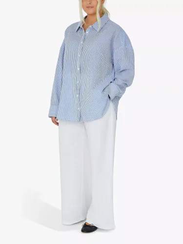 A-VIEW Sonja Stripe Shirt - Navy/White - Female