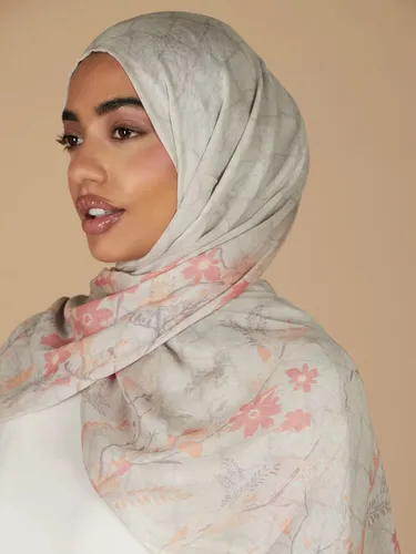 Aab Cherry Blossom Print Hijab, Multi - Multi - Female