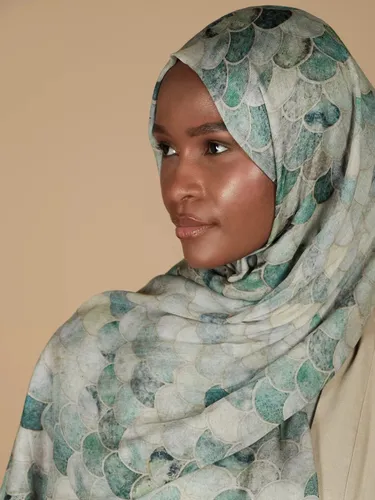 Aab Cupola Print Hijab, Multi - Multi - Female