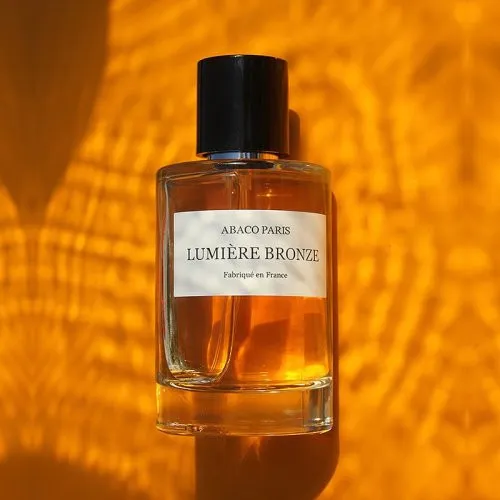 Abaco Paris Parfums Lumiere bronze perfume atomizer for unisex EDP 20ml