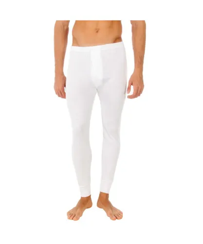 Abanderado Mens Long inner pants with side opening 0878 men - White