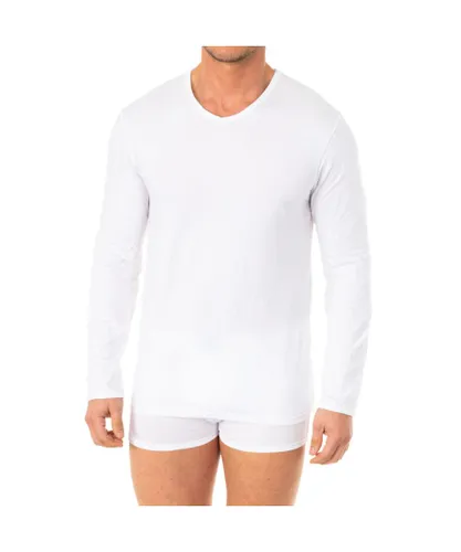 Abanderado Mens X-Temp long sleeve T-shirt A040Y men - White