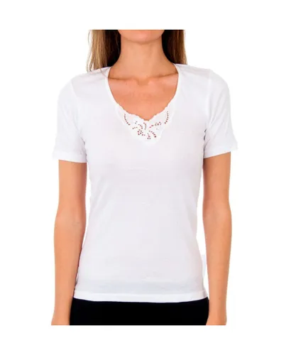 Abanderado Womens Milan short sleeve t-shirt 4756 women - White