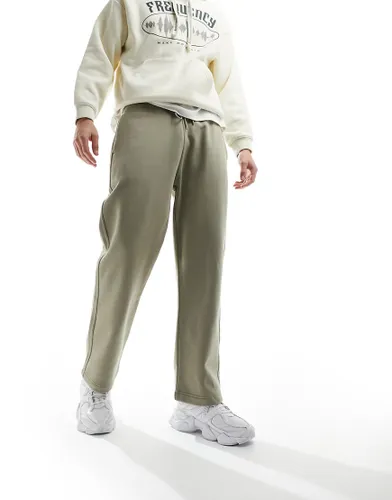 Abercrombie & Fitch baggy heavyweight sweatpant in olive green