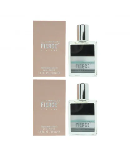 Abercrombie & Fitch Womens Naturally Fierce Eau De Parfum 30ml Spray For Her X 2 - One Size