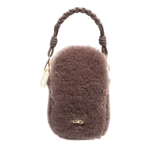 Abro Crossbody Bags - Handy-Umhängetasche Poppy/ Wood - brown - Crossbody Bags for ladies