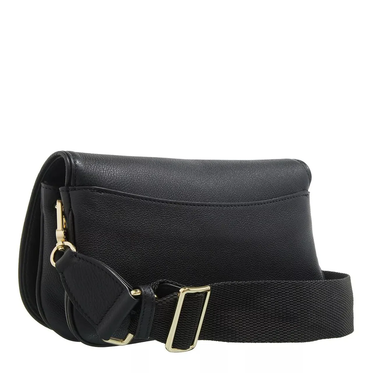 Abro Crossbody Bags - Umhängetasche Clara/ Black/Gold - black - Crossbody Bags for ladies