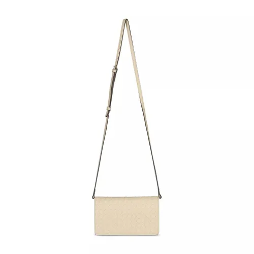 Abro Crossbody Bags - Umhängetasche Harriet aus geflochtenem Leder 48104 - beige - Crossbody Bags for ladies