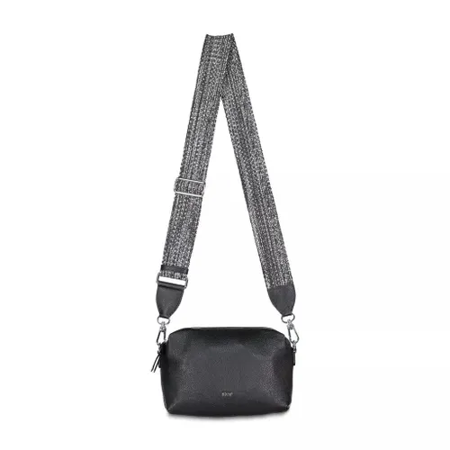 Abro Crossbody Bags - Umhängetasche Kaia aus Leder 48103492223322 - black - Crossbody Bags for ladies