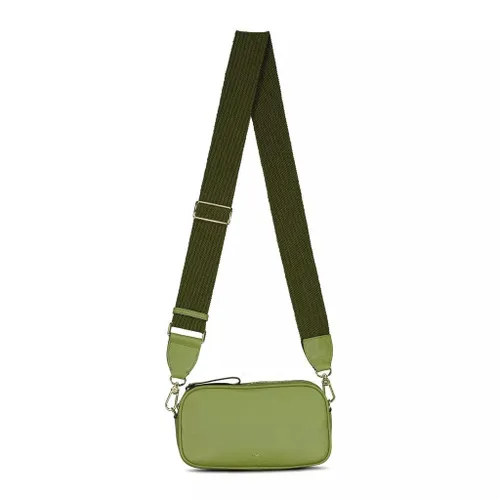 Abro Crossbody Bags - Umhängetasche Tina aus Leder 48103493435738 - green - Crossbody Bags for ladies