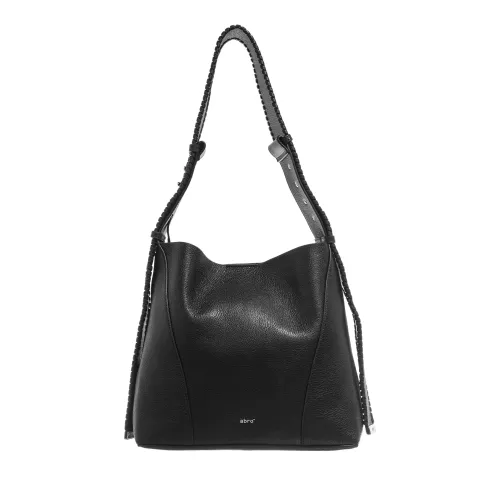 Abro Hobo Bags - Umhängetasche M - black - Hobo Bags for ladies