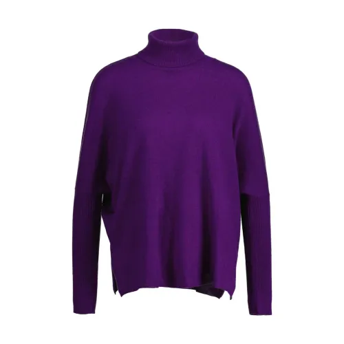 Absolut Cashmere , Coltrui - Stylish and Comfortable ,Purple female, Sizes:
