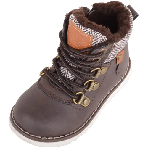 ABSOLUTE FOOTWEAR Infant Childrens Boys Lace and Zip Up