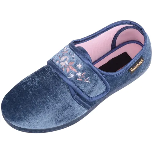 ABSOLUTE FOOTWEAR Womens Smooth Velour Slip On Touch and