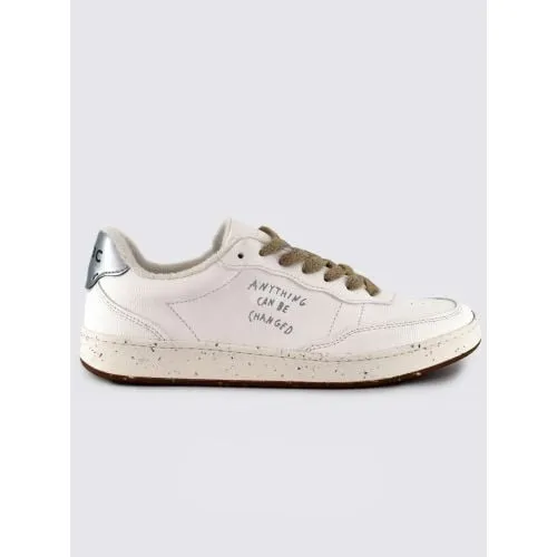 ACBC Womens White Silver Evergreen Trainer