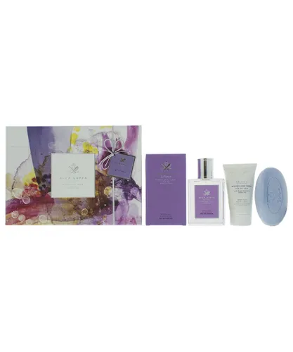 Acca Kappa Womens Glicine Wisteria Eau de Parfum 100ml, Soap 150g, Hand Cream 75ml Gift Set - One Size