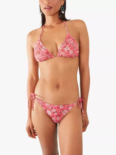 Accessorize Shell Print Side Tie Bikini Bottoms, Light Pink - Light Pink - Female