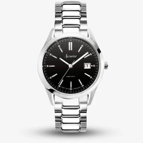 Accurist Everyday Black Dial Watch 74014
