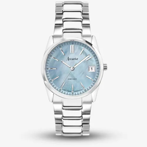 Accurist Everyday Blue Mother Of Pearl Watch 74002