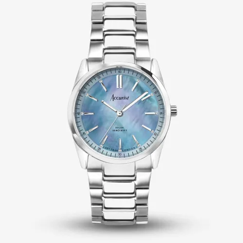 Accurist Everyday Solar Blue Mother Of Pearl Watch 74016