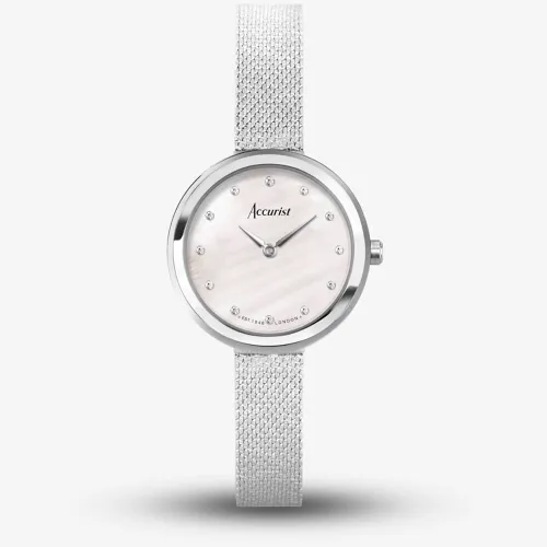 Accurist Jewellery Mesh Mother Of Pearl Watch 78003